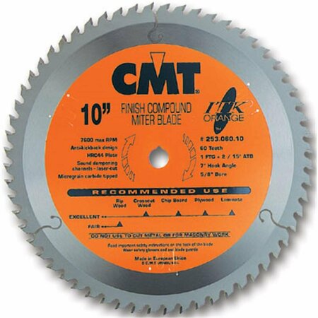 CMT 10 In. Finish Compound Miter Blade CM136855